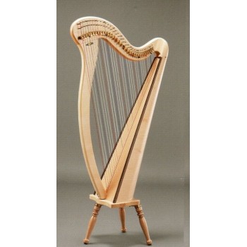 Aoyama 130 - 34 strings lever harp